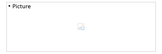Picture placeholder in Slide Master