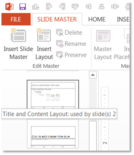 Slide Master PowerPoint
