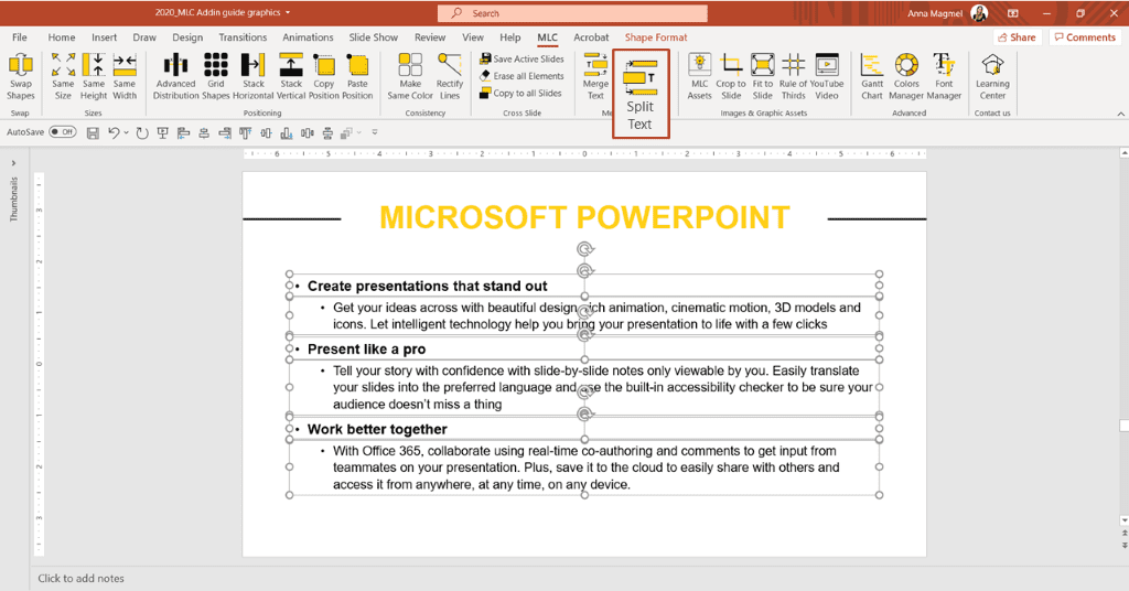powerpoint add in | Maurizio La Cava