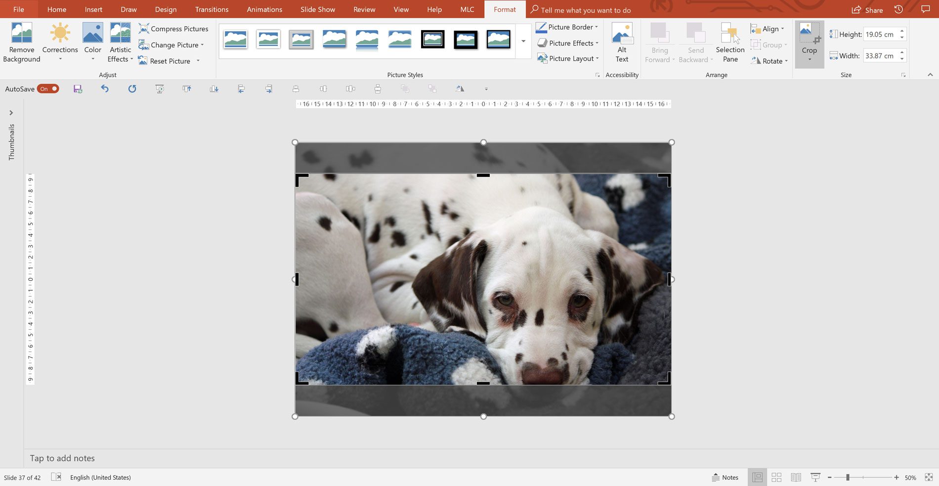 Full-slide PowerPoint crop with hidden areas shaded outside the 16:9 frame
