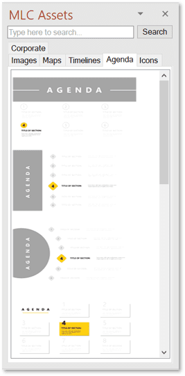 PowerPoint Table of Contents Layouts | Maurizio La Cava