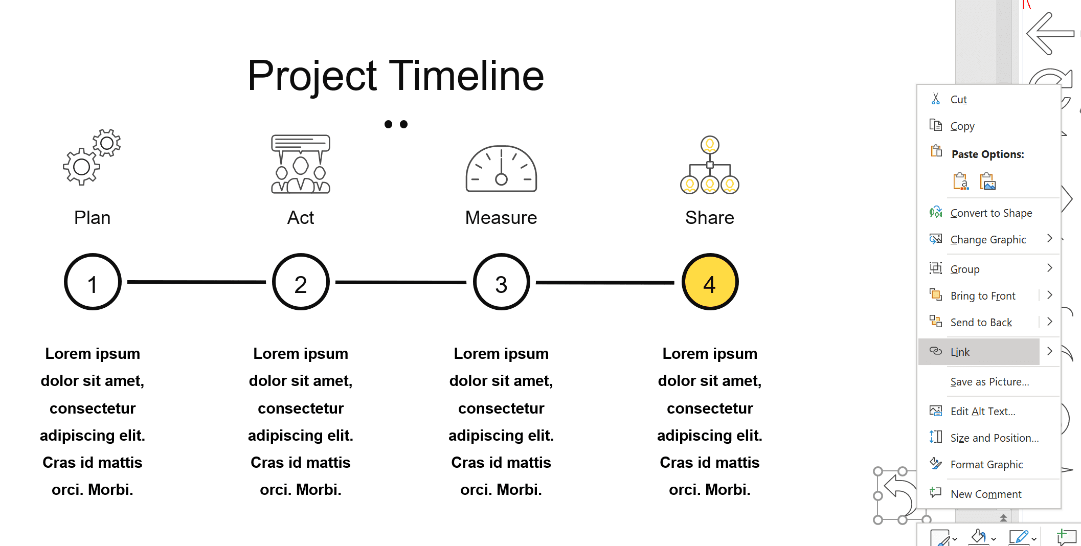 Timeline Table of Contents in PowerPoint | Maurizio la Cava