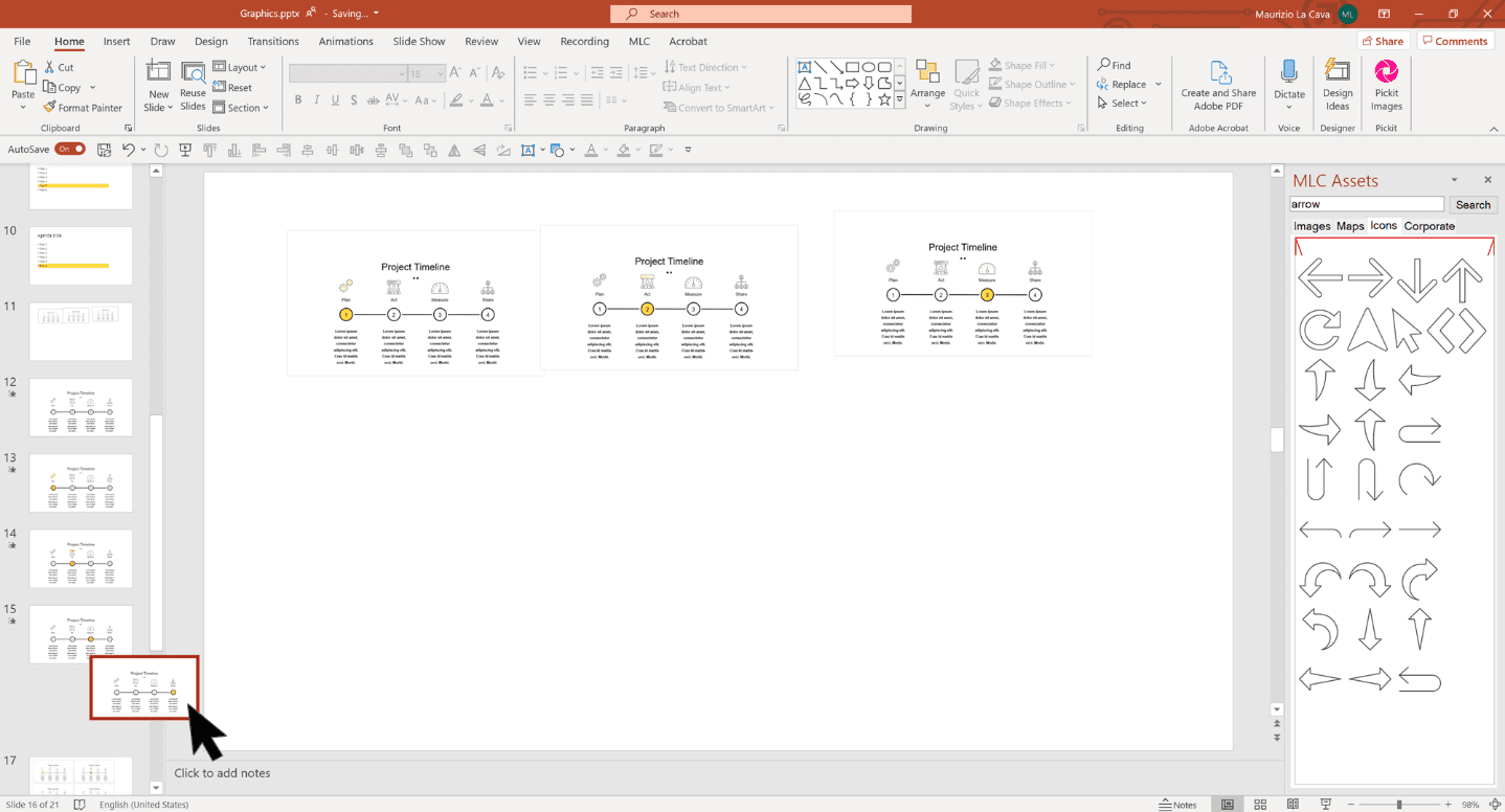 Table of Contents in PowerPoint | Maurizio la Cava