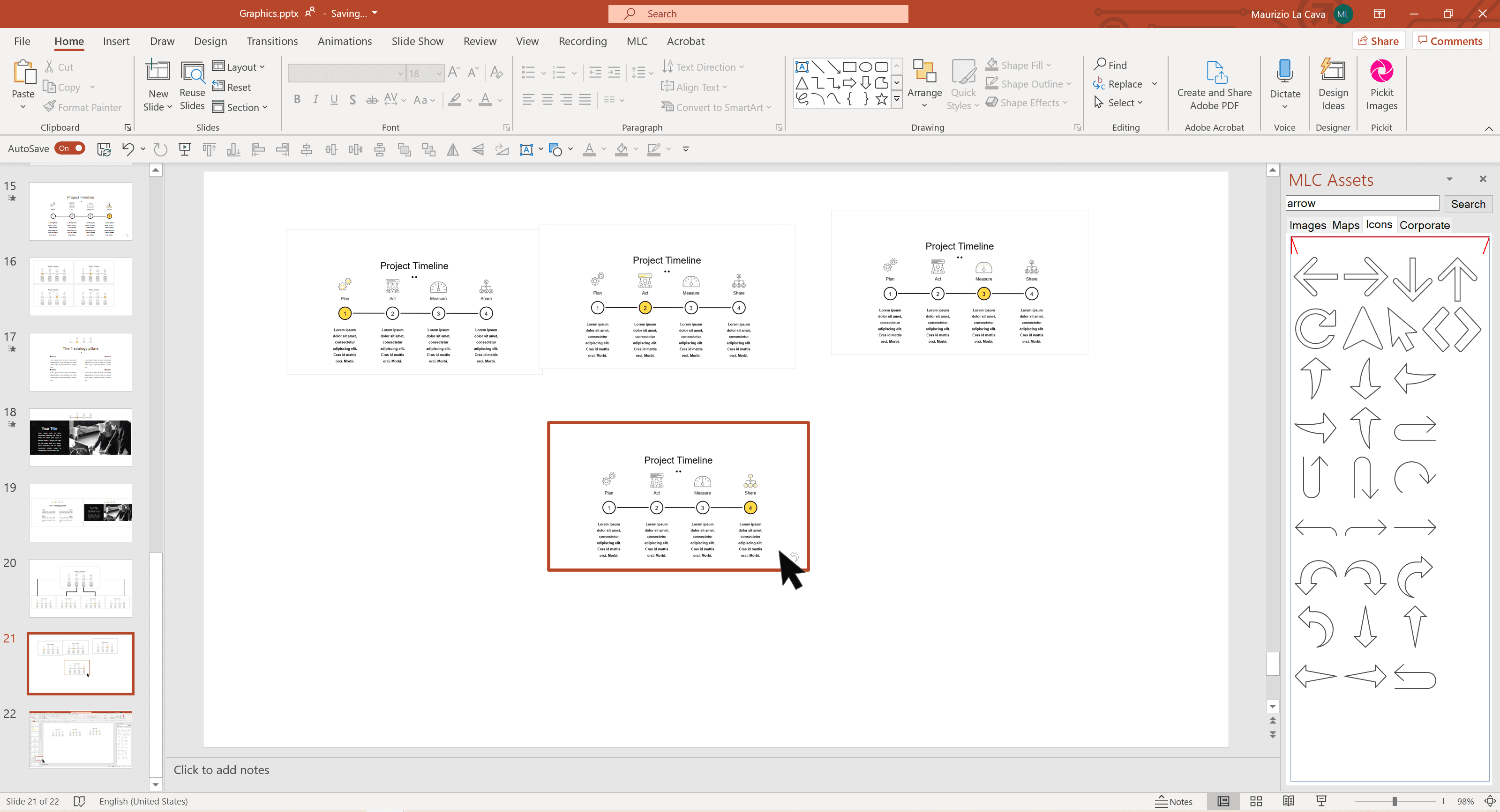 Table of Contents in PowerPoint | Maurizio la Cava