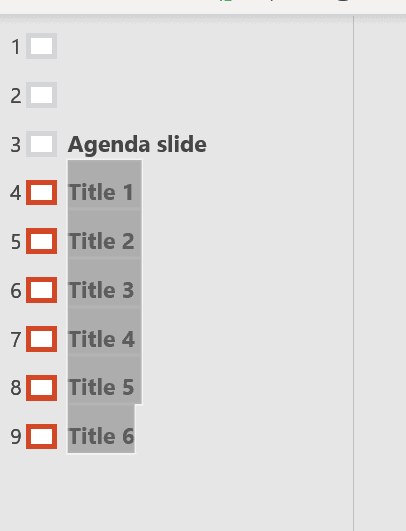 PowerPoint Table of Contents | Maurizio la Cava