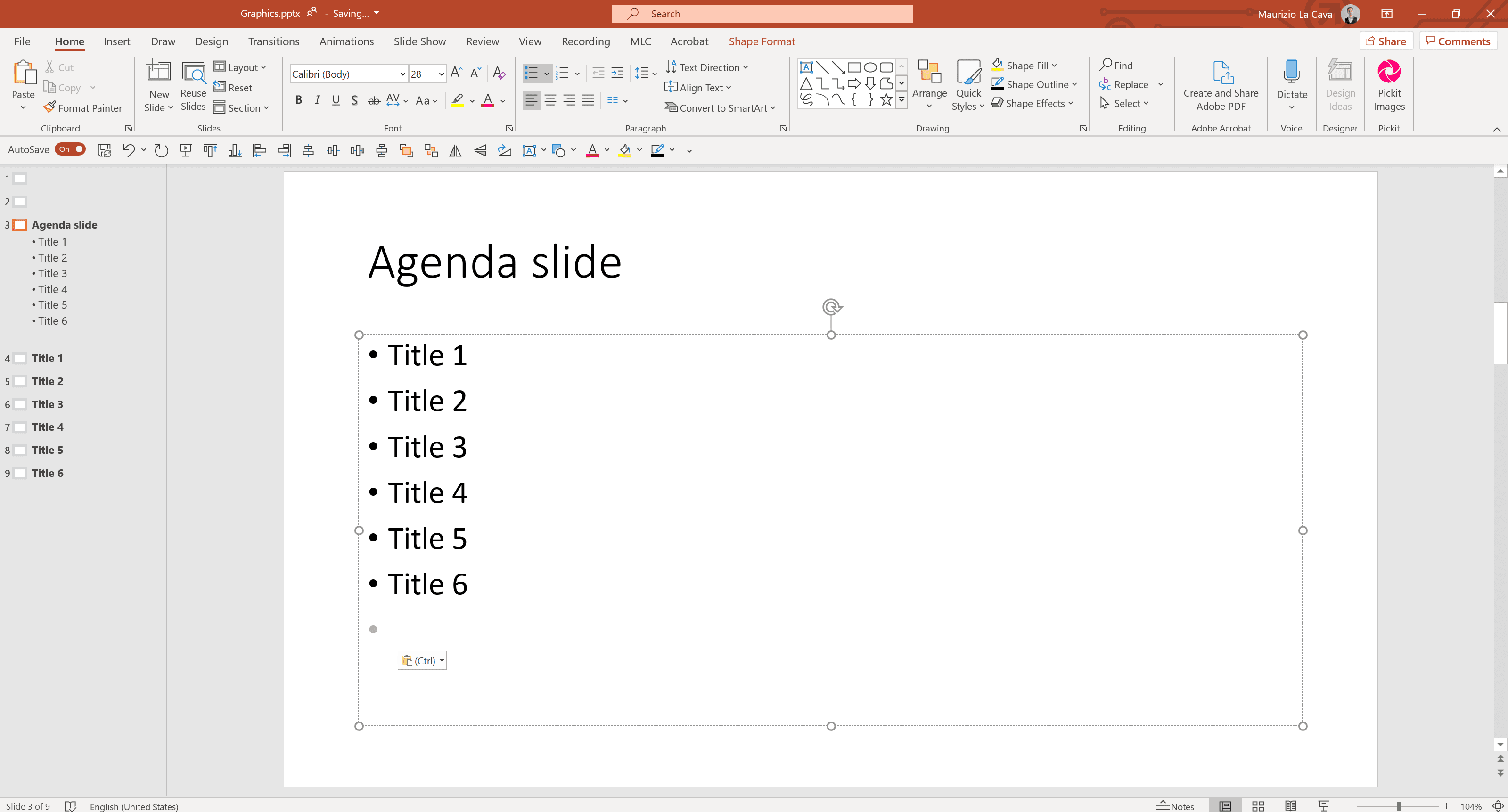 How to Create a Table of Contents in PowerPoint | Maurizio La Cava