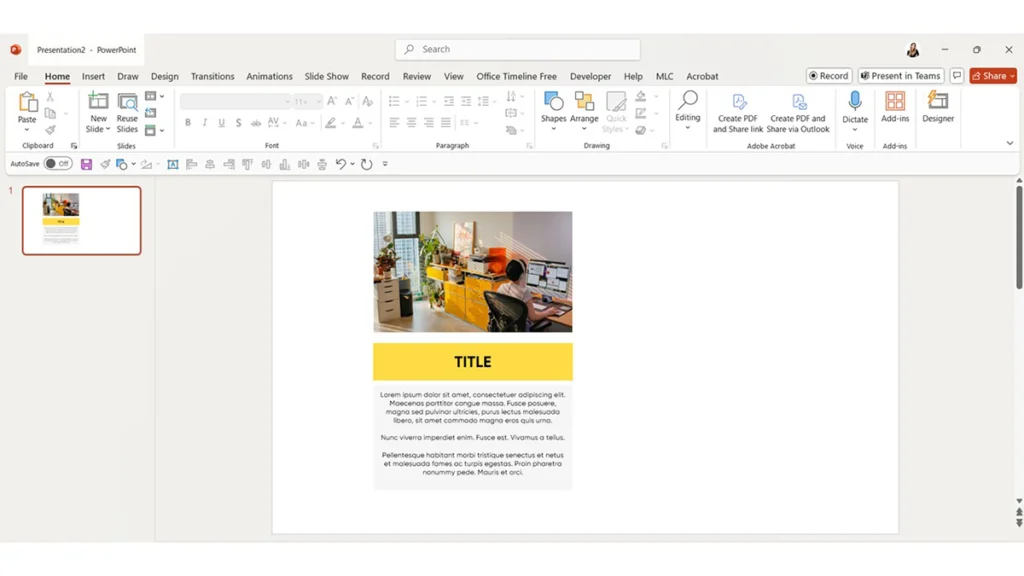 Opzioni Allinea oggetti selezionati e Allinea alla diapositiva in PowerPoint