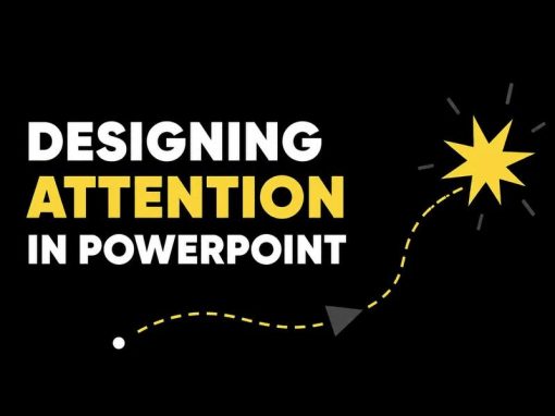 Designing attention in PowerPoint through visual hierarchy and one dominant focal point